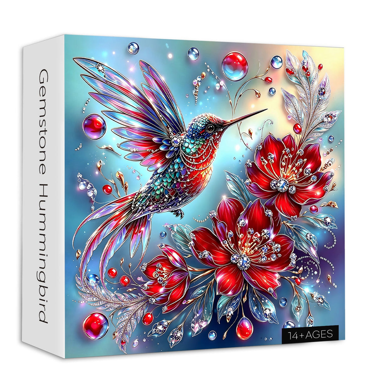 Gemstone Hummingbird Jigsaw Puzzle 1000 Pieces