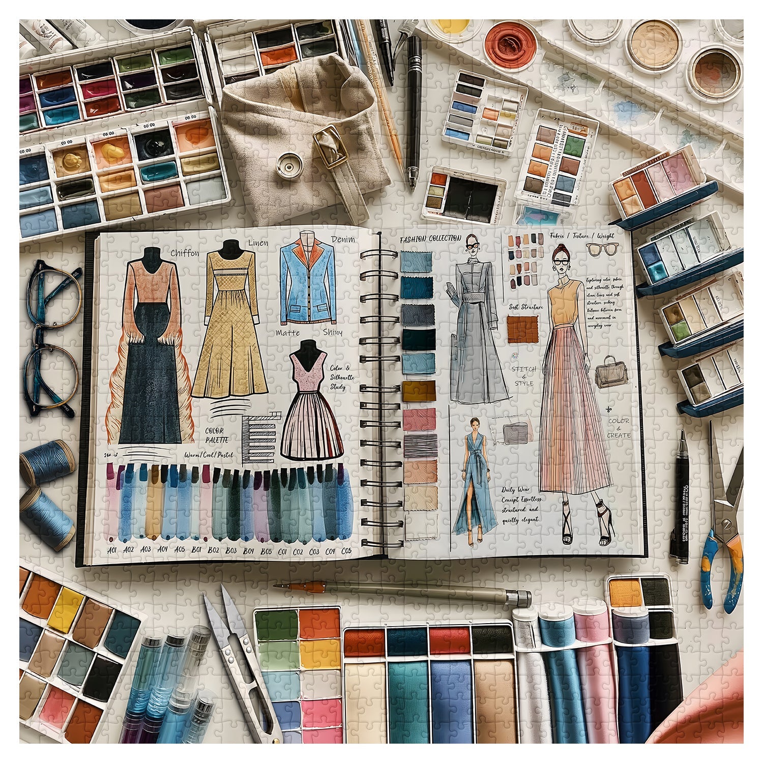 Design Diary Puzzle 1000 Pièces