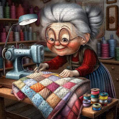 Grandma’s Magical Stitches Jigsaw Puzzle 1000 Pieces