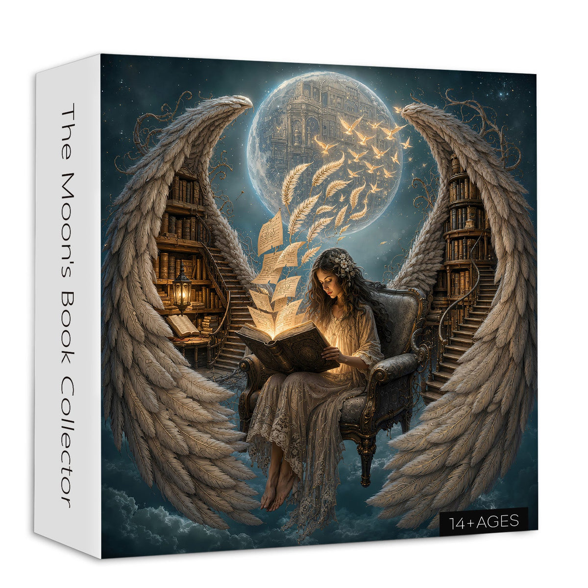 The Moon's Book Collector Jigsaw Puzzle 1000 Pieces