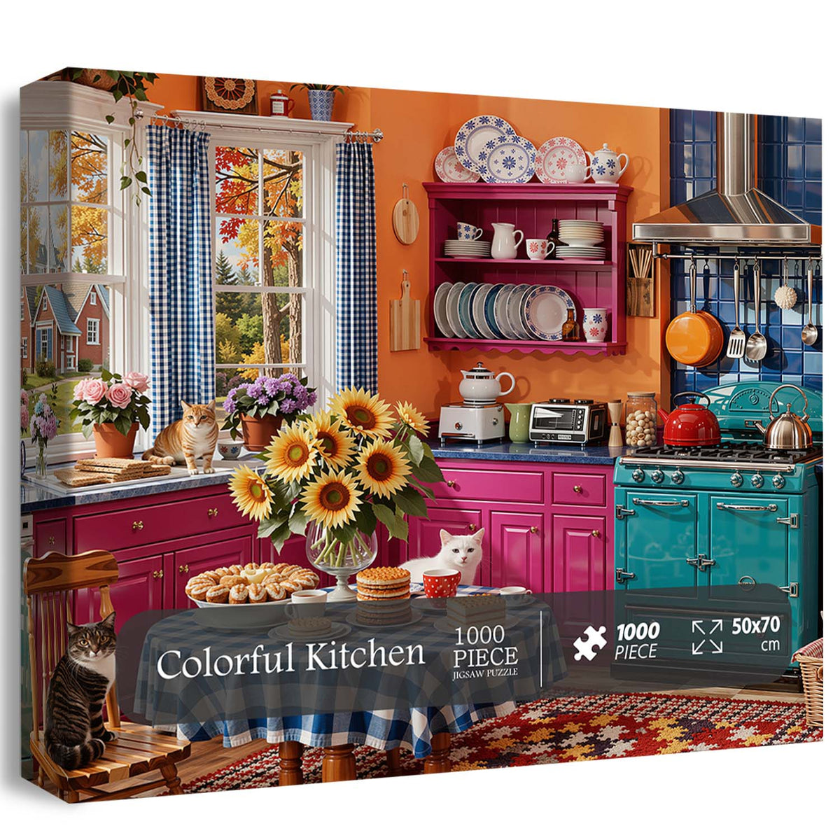 Colorful Kitchen Jigsaw Puzzle 1000 Piece