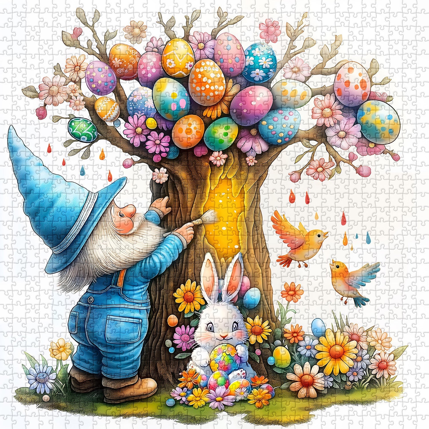 Spring Easter Eggs Jigsaw Puzzle 1000 Pieces