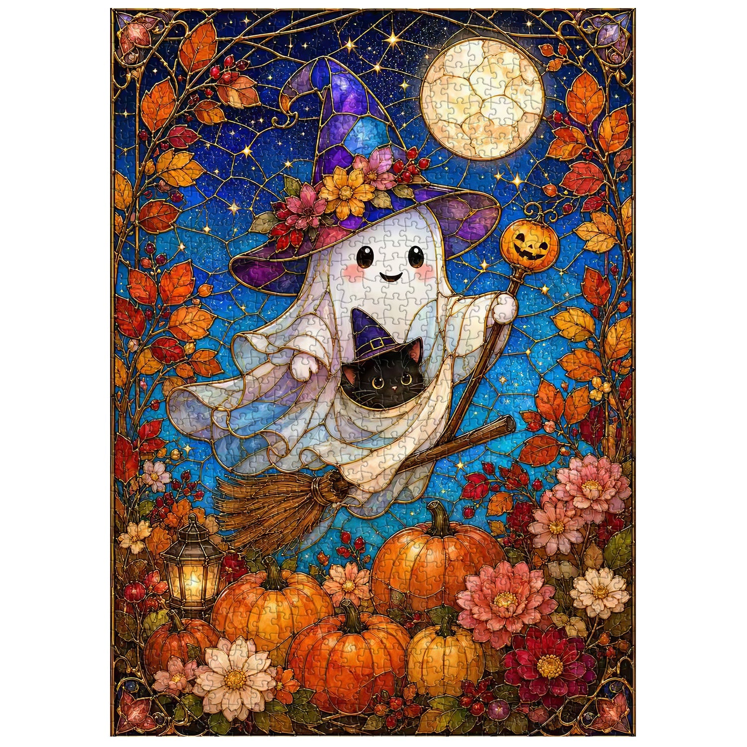 The Ghost's Broom Trip Jigsaw Puzzle 1000 Pieces