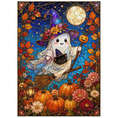 The Ghost's Broom Trip Jigsaw Puzzle 1000 Pieces