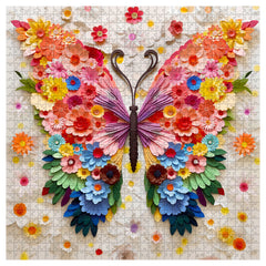 Puzzle Jigsaw 1000 Pièces Ailes Colorées