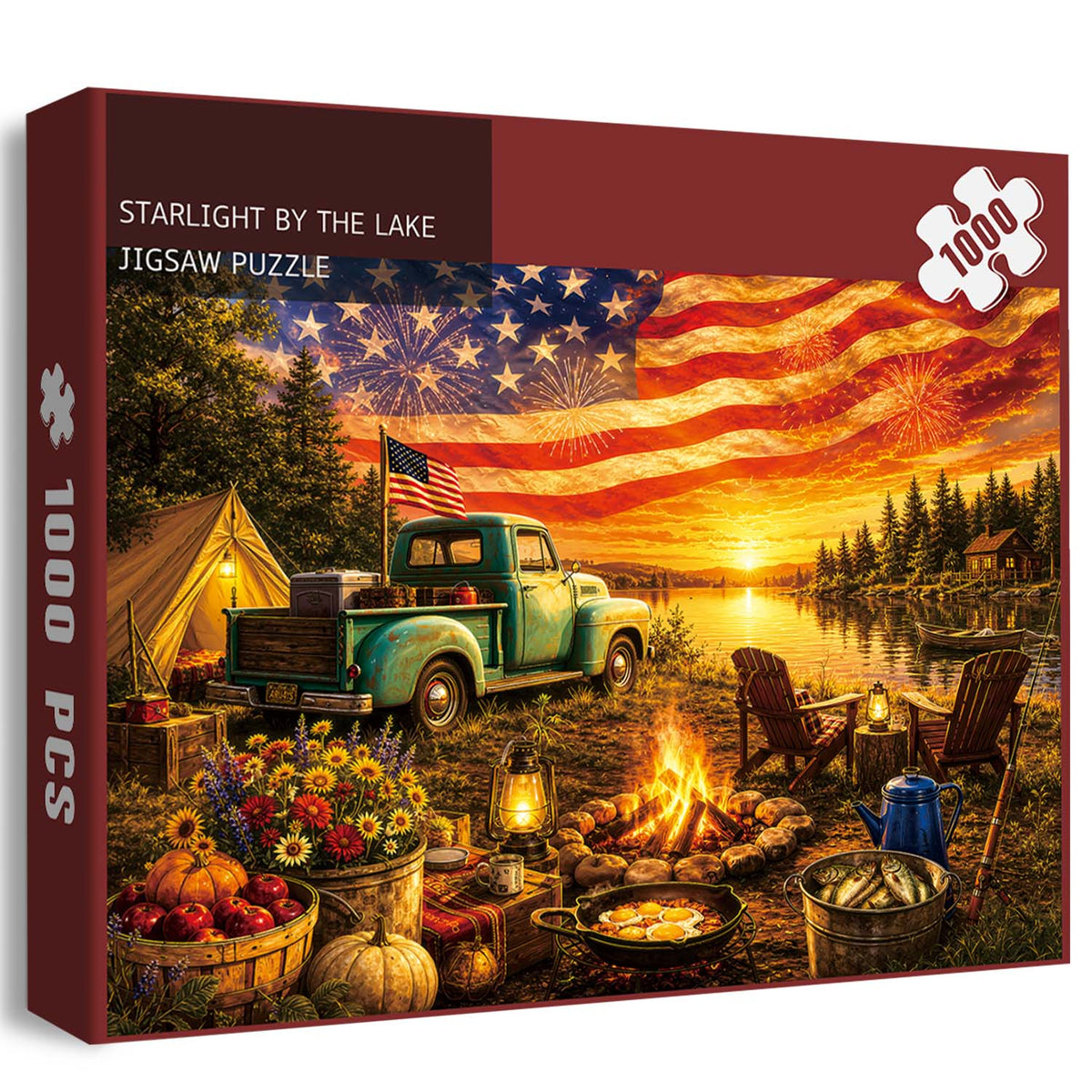 Starlight by the Lake Jigsaw Puzzle 1000 Pieces