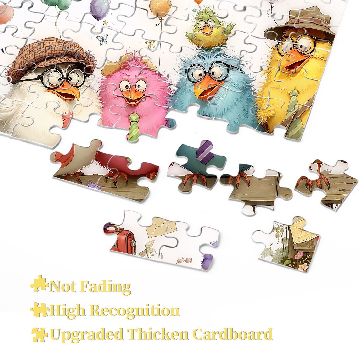 Fluff Fellows Jigsaw Puzzle 1000 Pieces