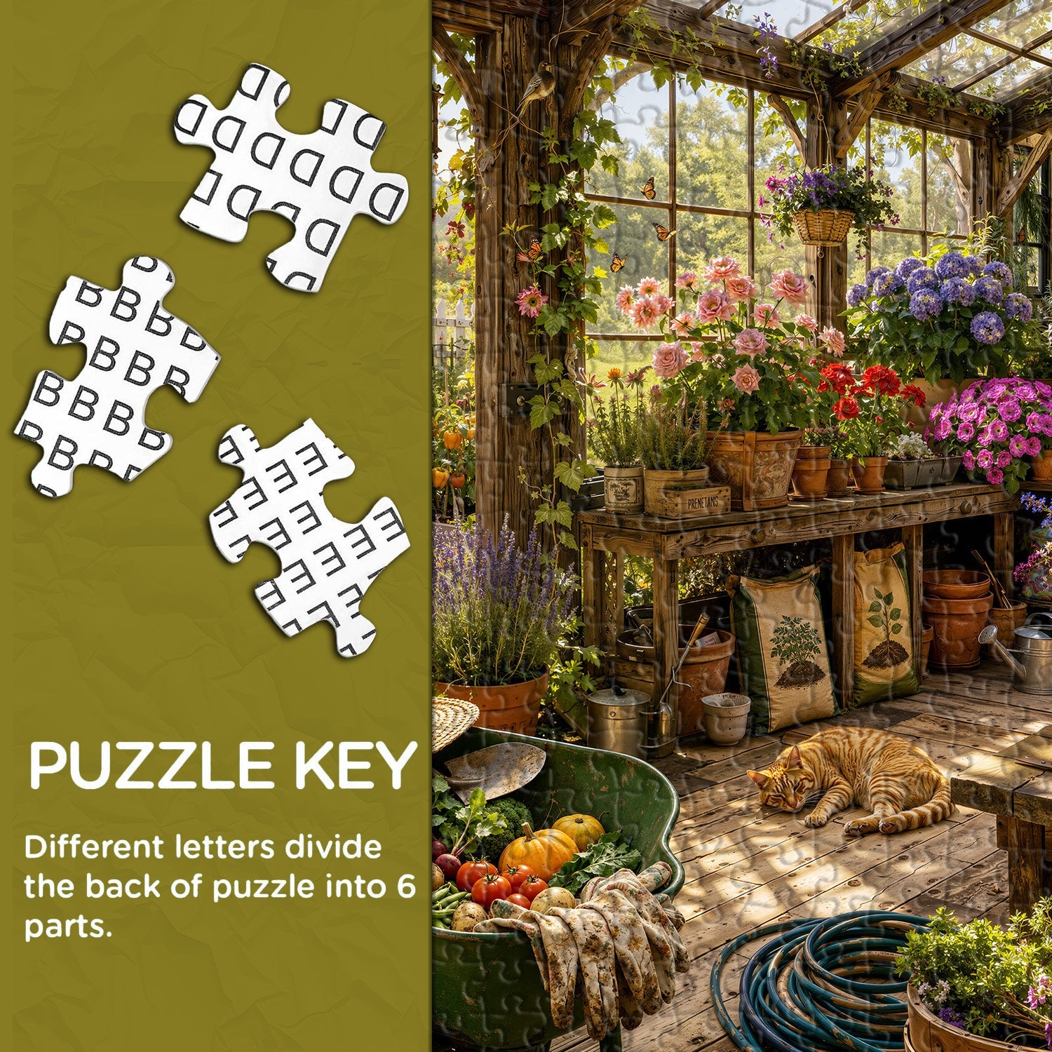 Country Garden Cottage Jigsaw Puzzle 1000 Pieces