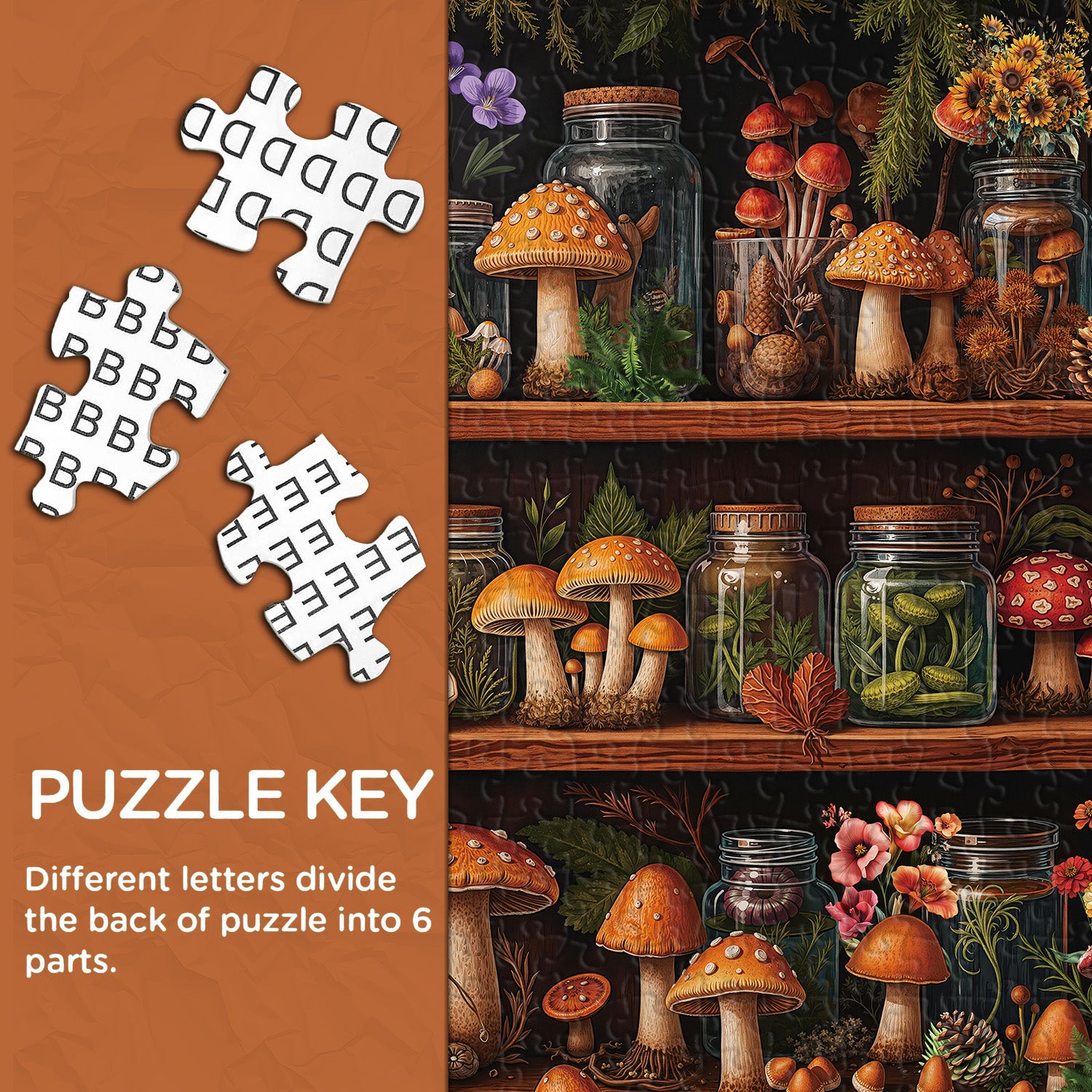 Books &amp; Blooms Puzzle 1000 Teile
