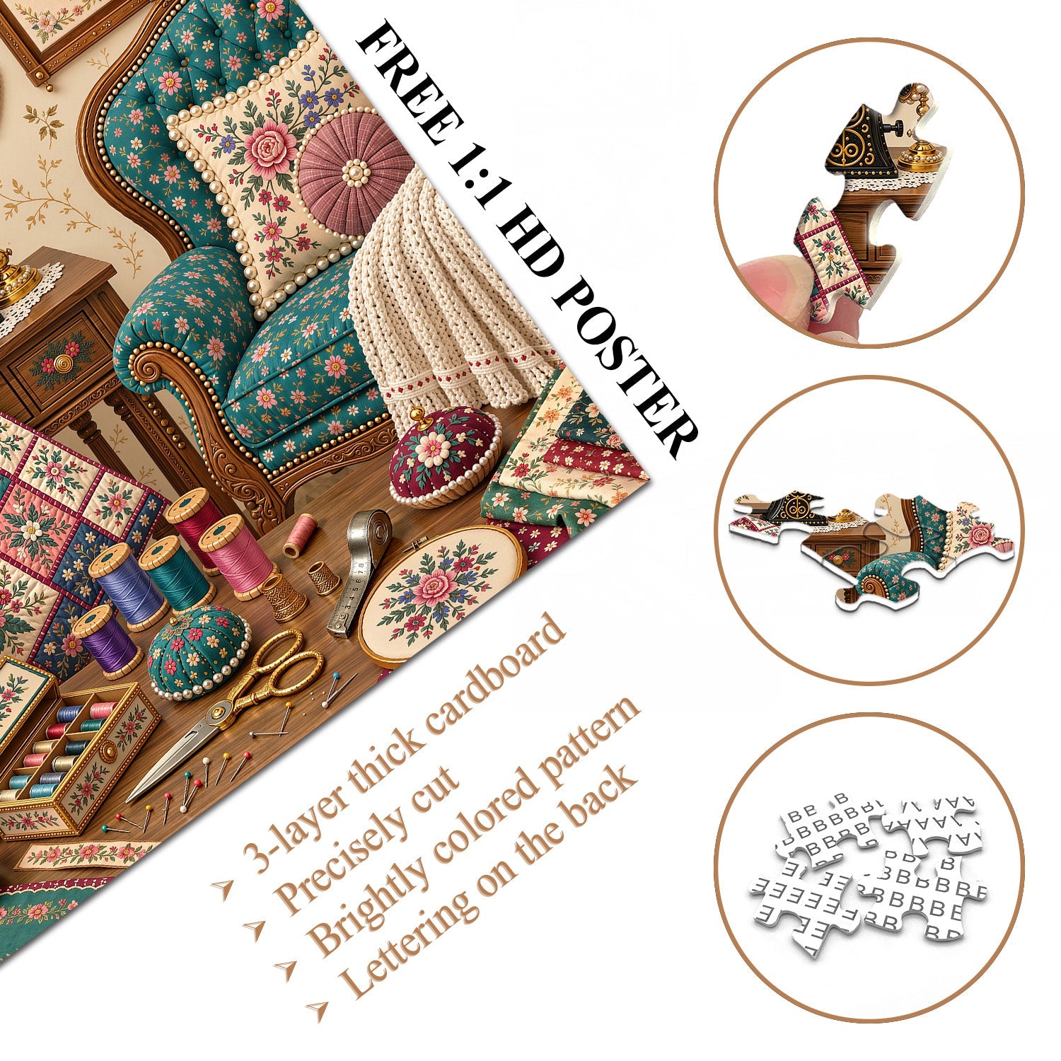 Stitched Memories Jigsaw Puzzle 1000 Piece