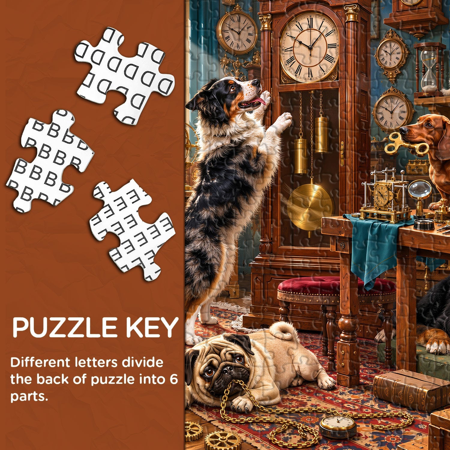 Dog Time Workshop Jigsaw Puzzle 1000 Pieces