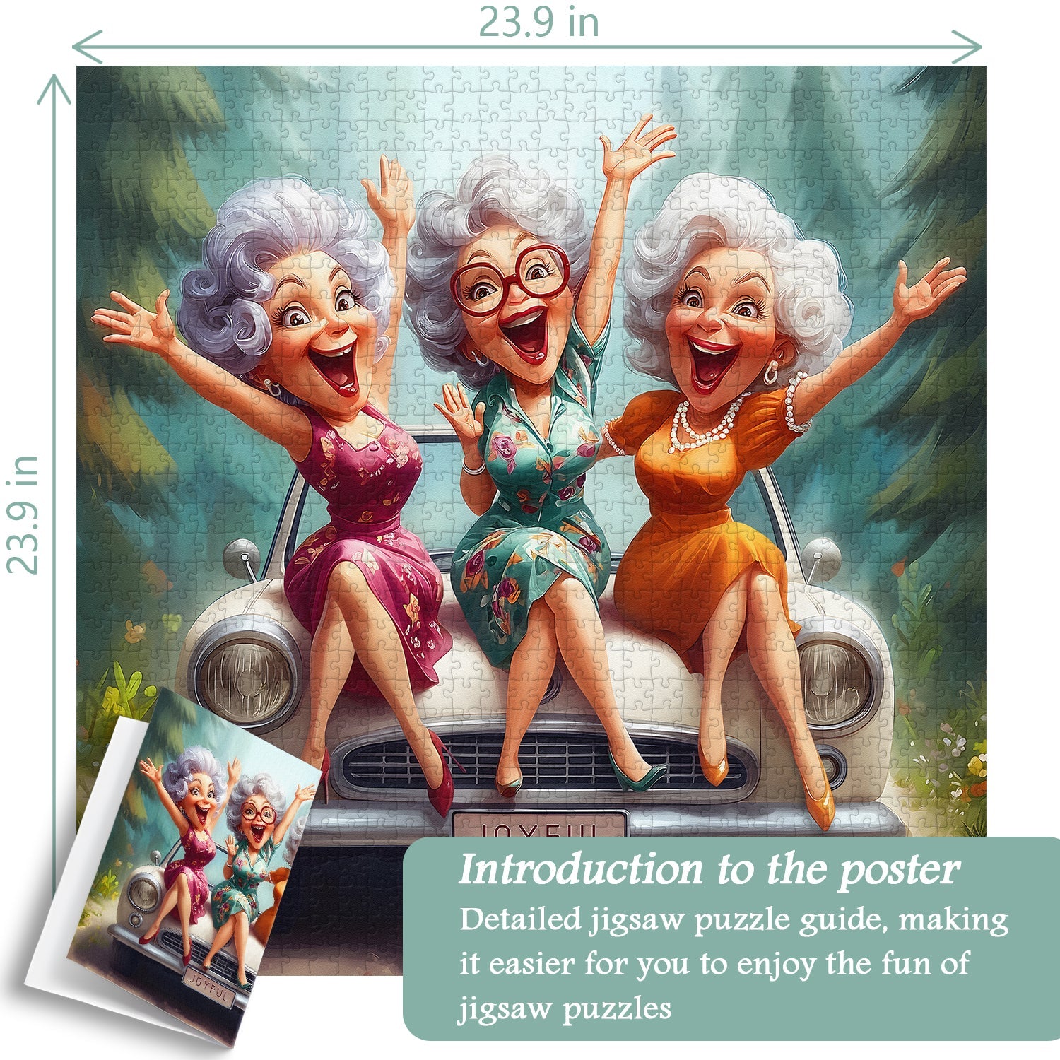 Vintage Joy Ride Jigsaw Puzzle 1000 Pieces