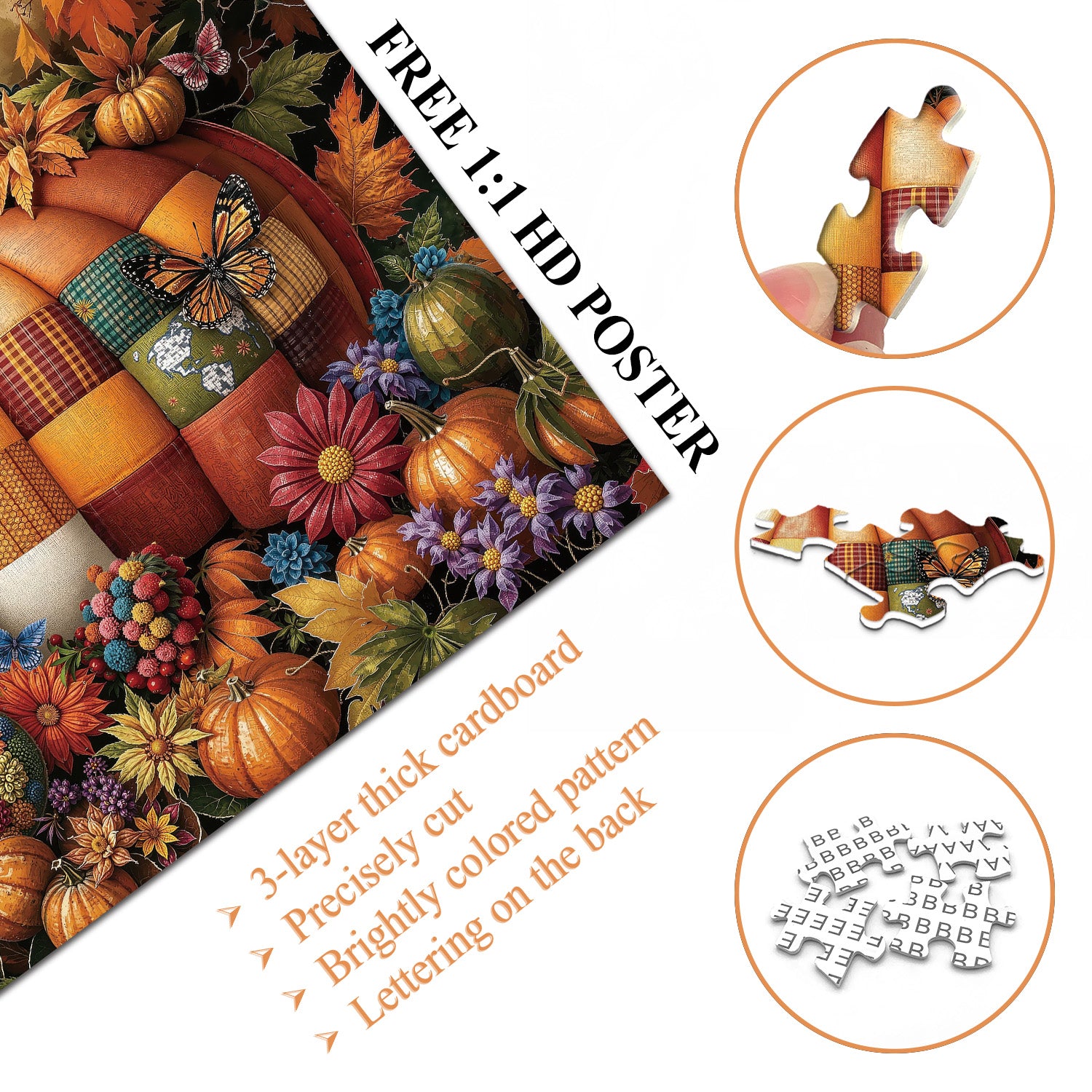 Pumpkin Garden Jigsaw Puzzles 1000 Pieces