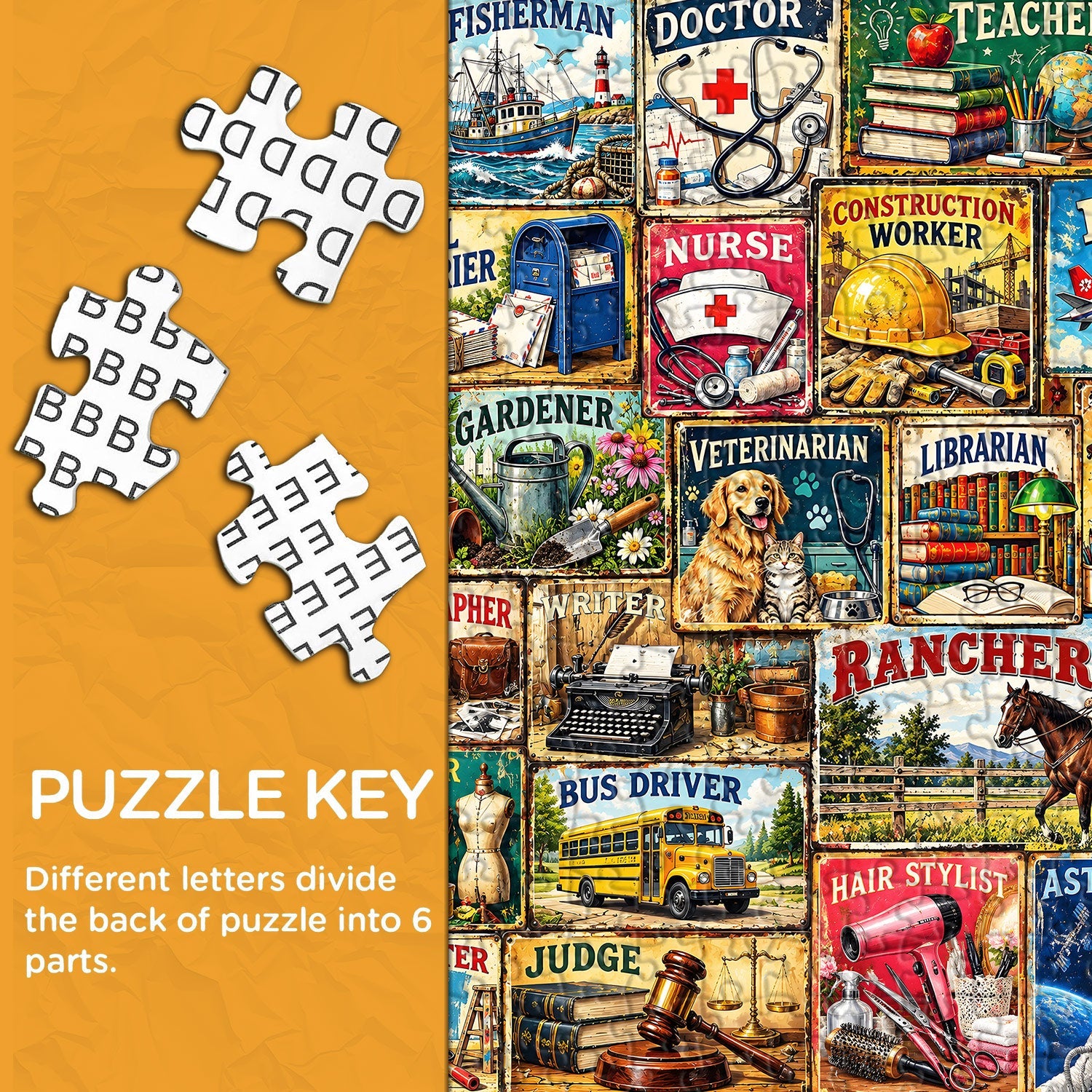 People at Work Jigsaw Puzzle 1000 Piece