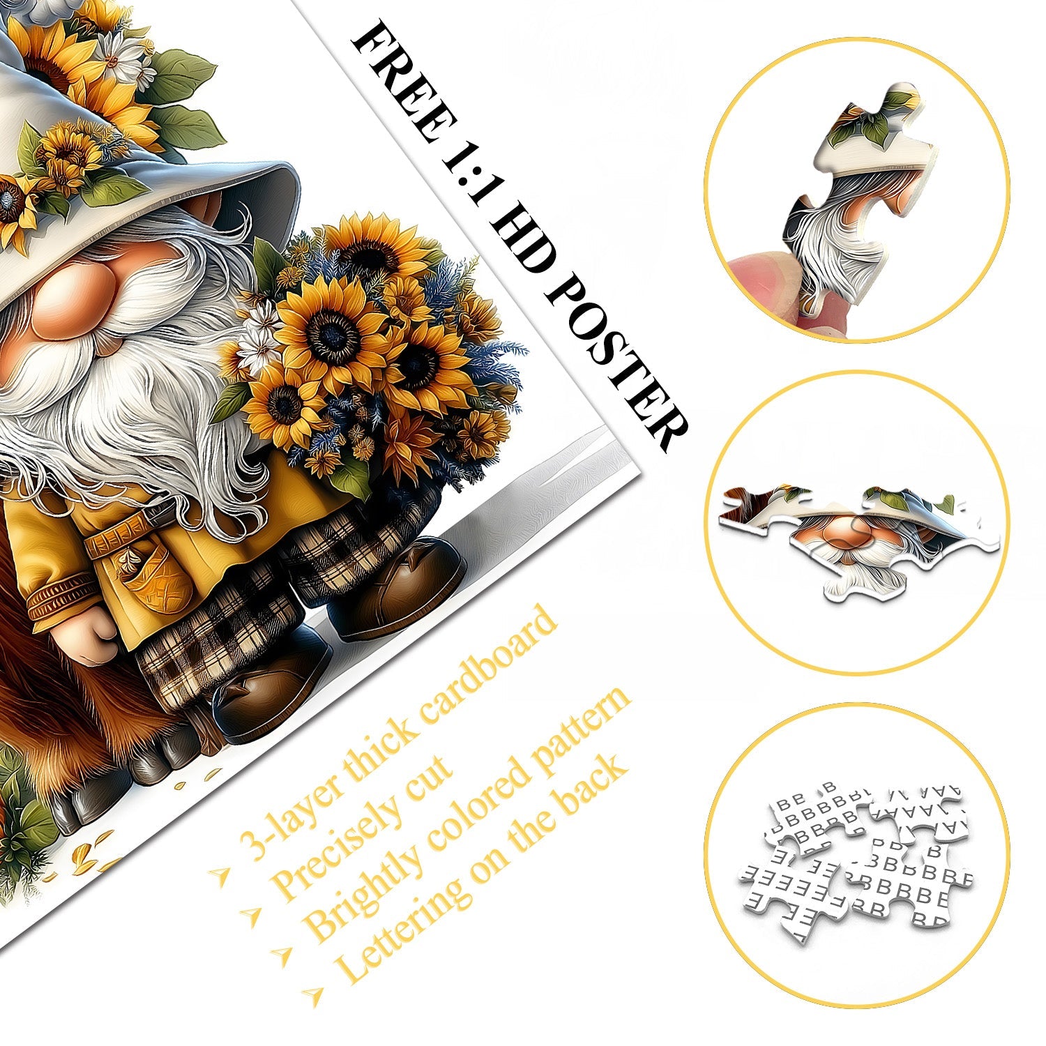 Gnome & Calf Jigsaw Puzzle 1000 Pieces