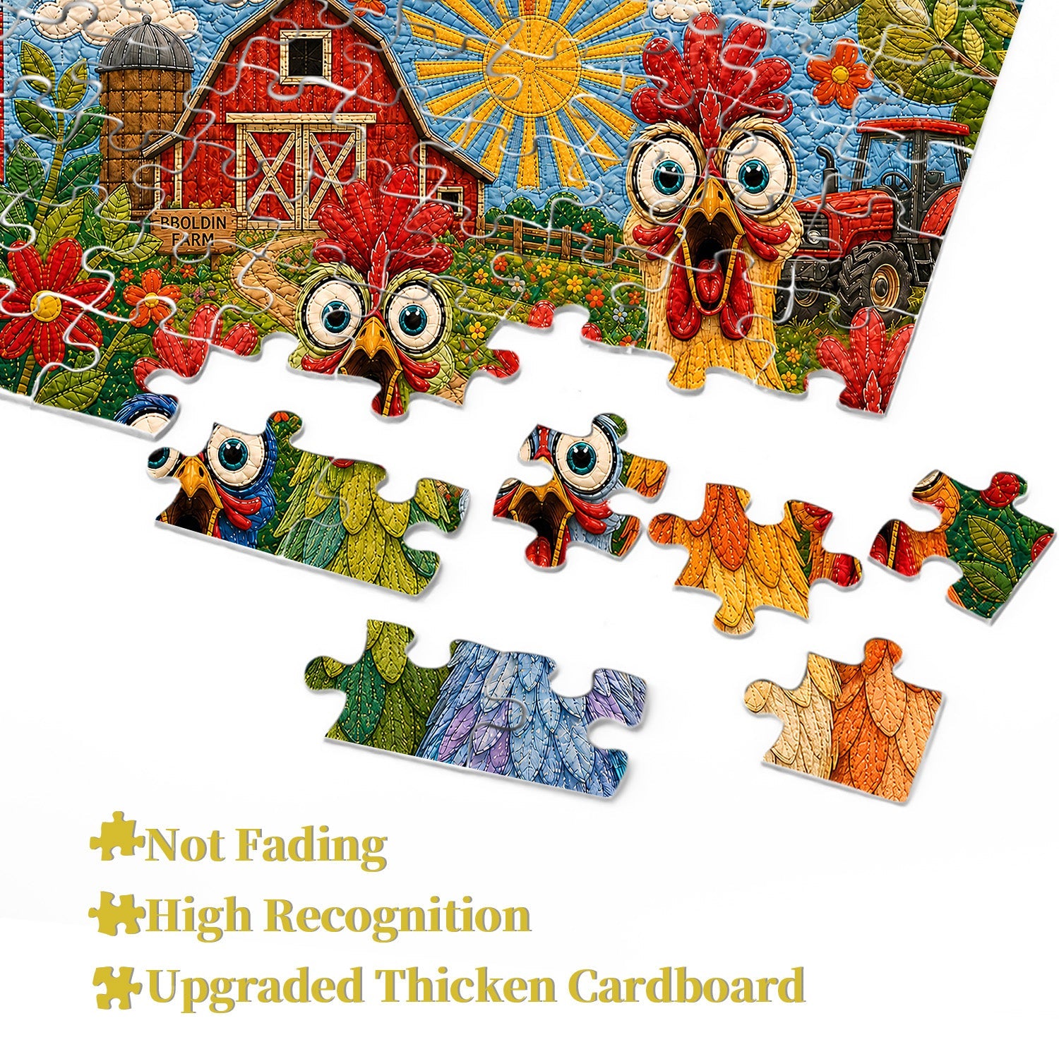 The Cluck Squad Jigsaw Puzzle 1000 Pieces
