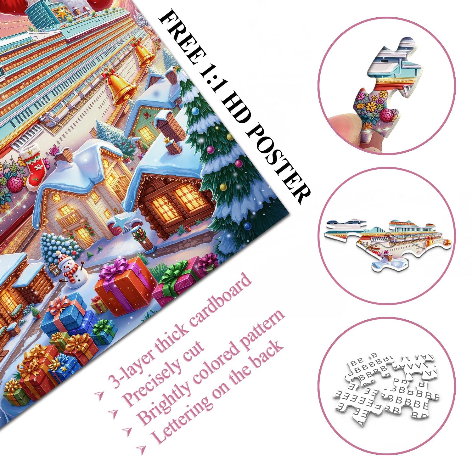 Santa’s Gift Voyage Jigsaw Puzzle 1000 Pieces