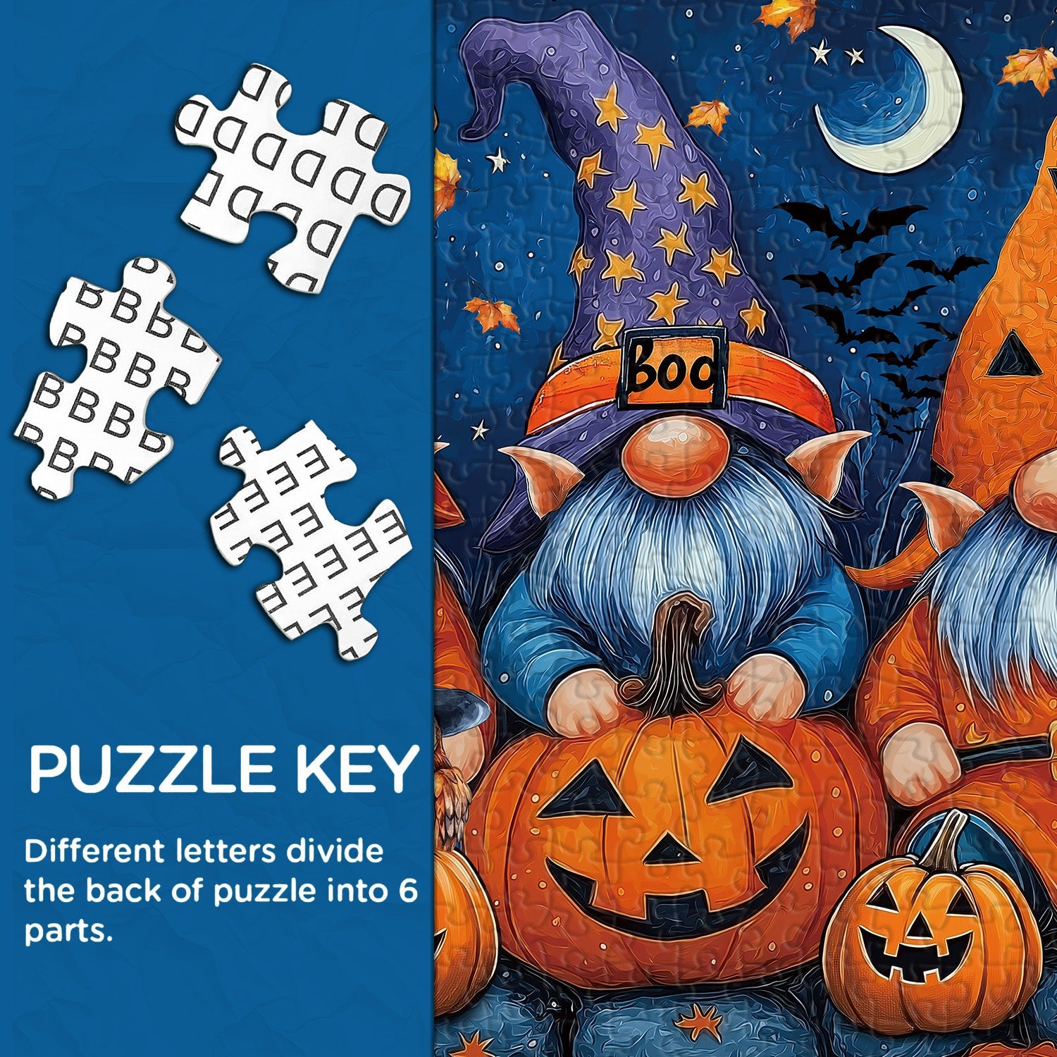 Halloween Gnome Gathering Jigsaw Puzzles 1000 Pieces