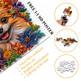 Embroidered Pup Jigsaw Puzzles 1000 Piece