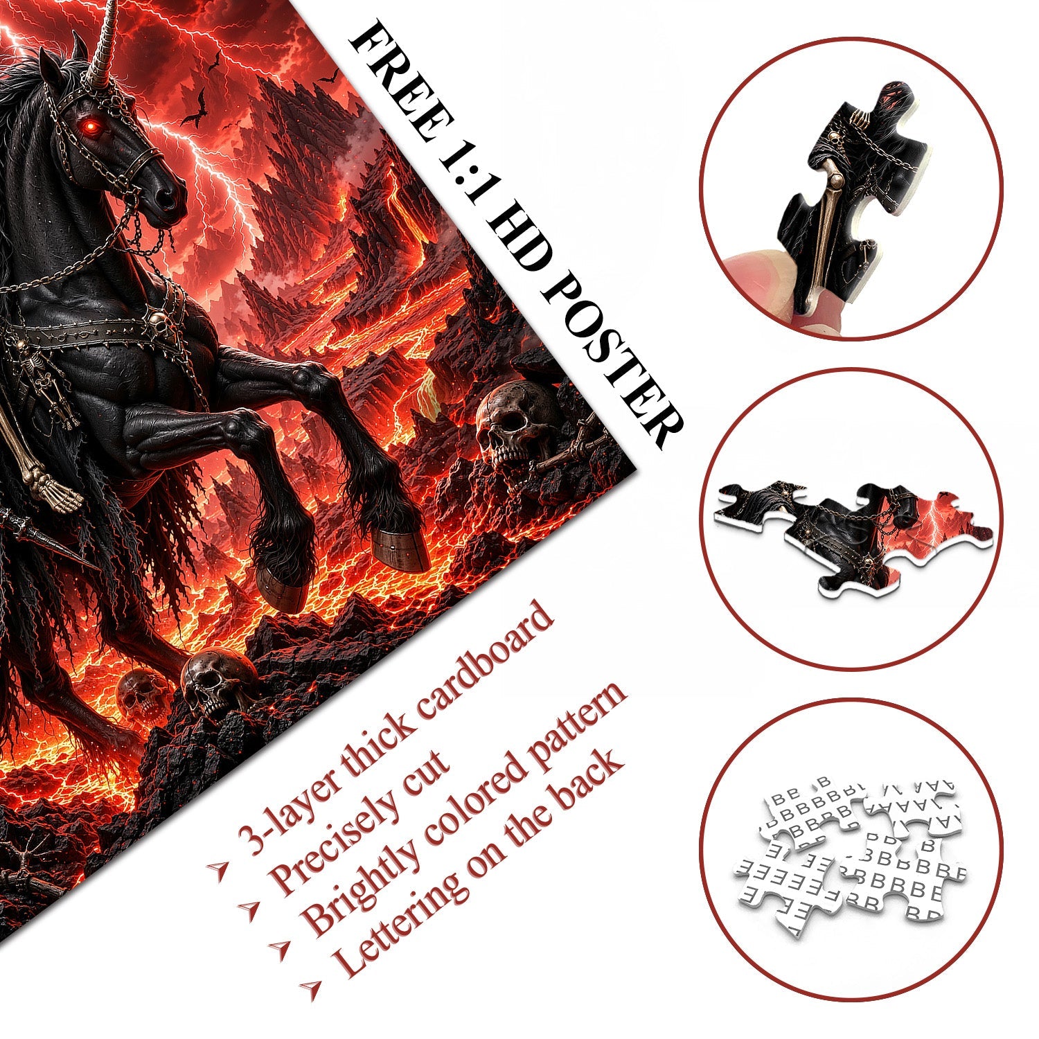 Hell Rider Jigsaw Puzzle 1000 Piece