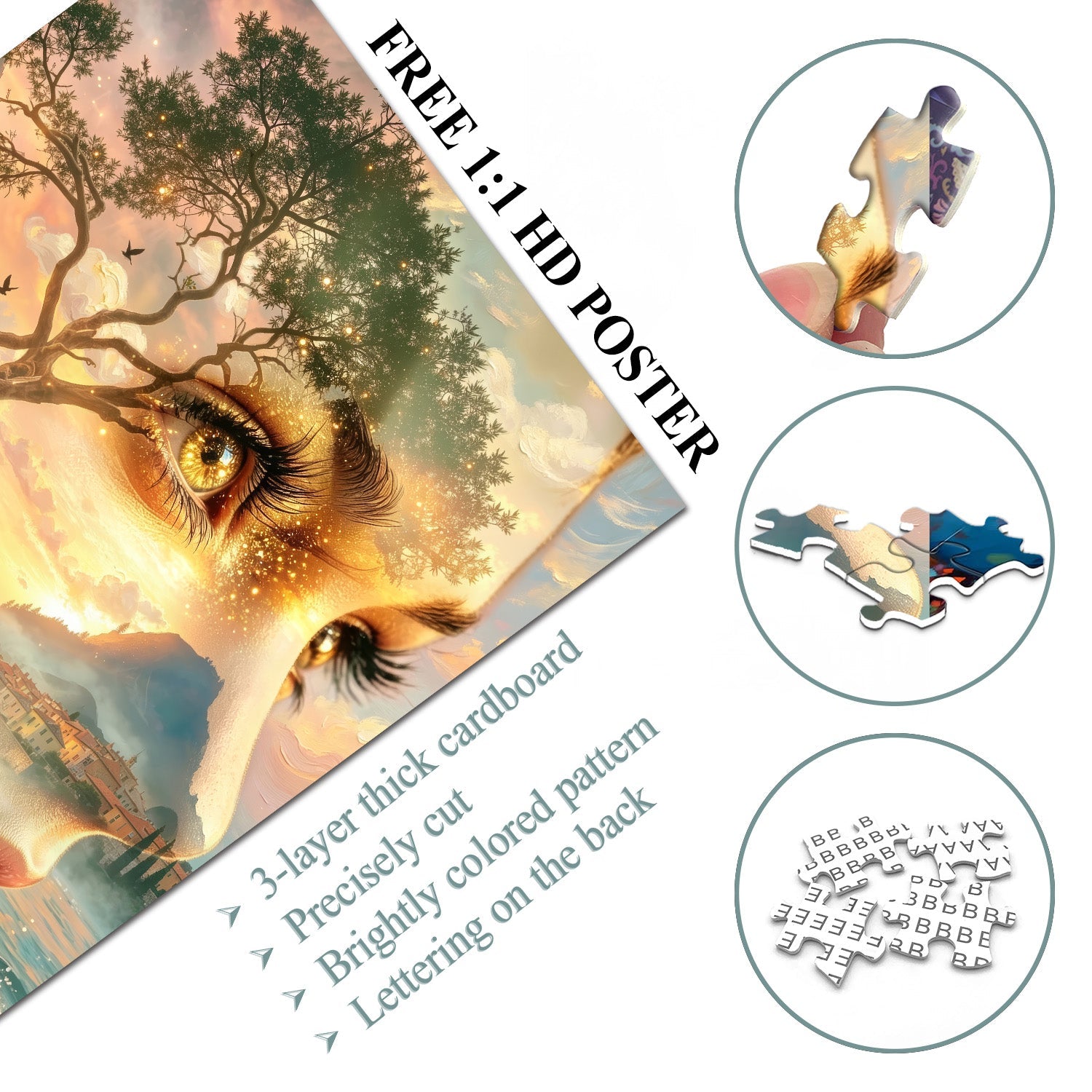 Her Soul’s Shores Jigsaw Puzzle 1000 Pieces