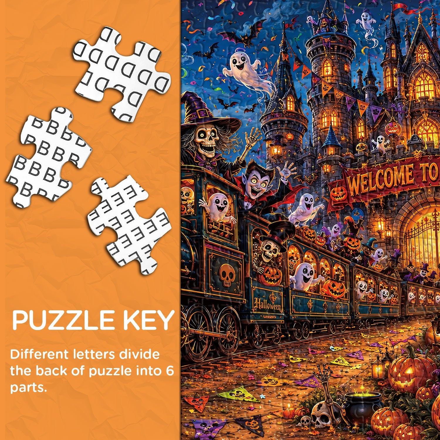 Castle Carnival Express Jigsaw Puzzle 1000 Piece