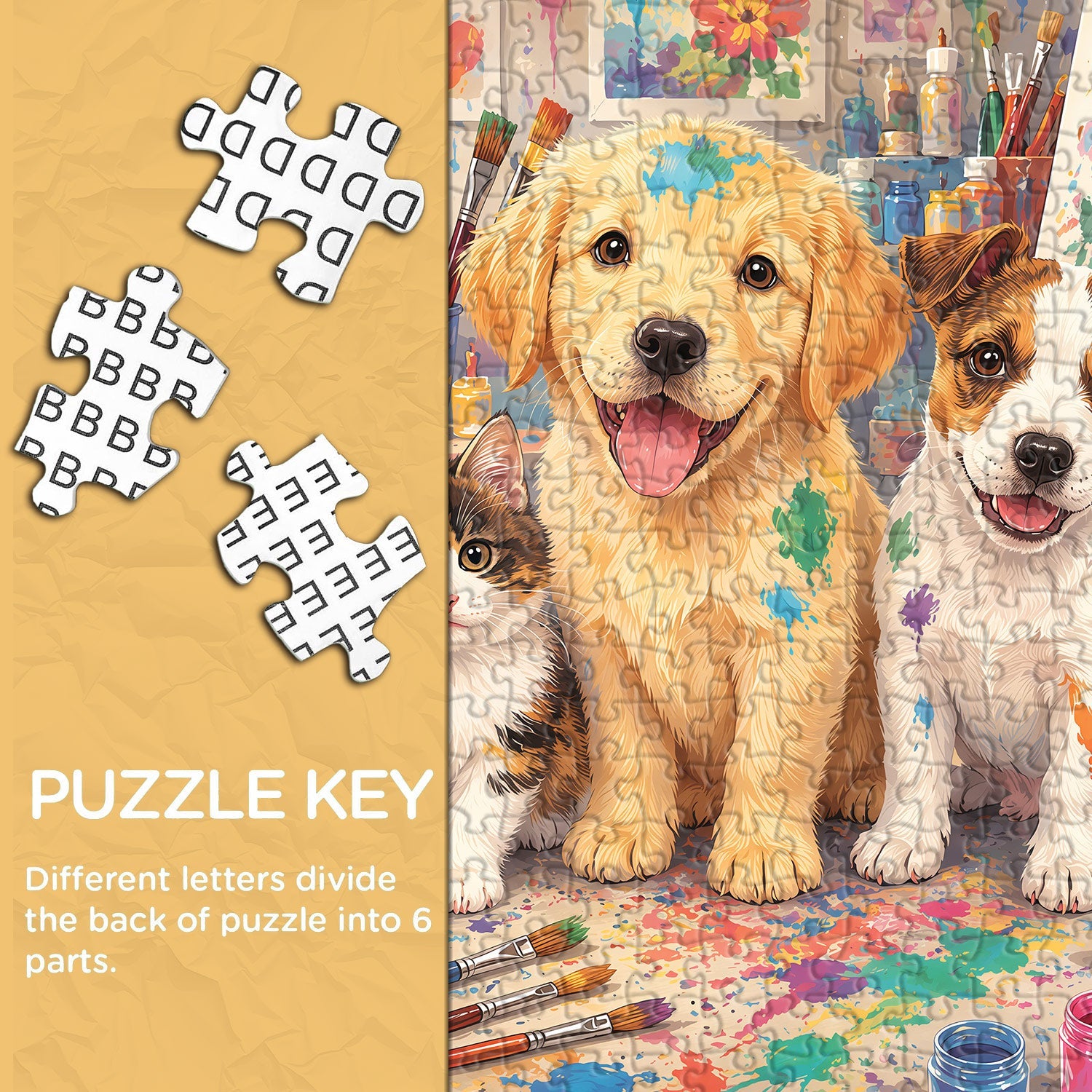 Pet Painters Jigsaw Puzzle 1000 Piece