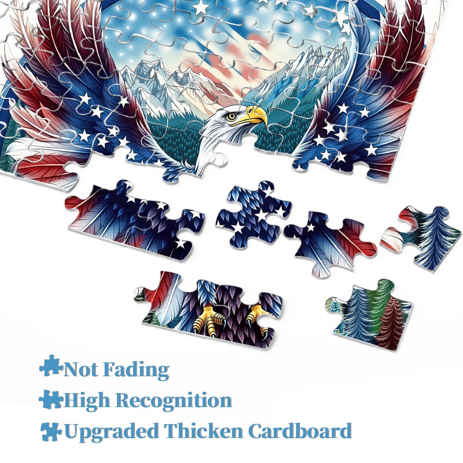 Glory of Freedom Eagle Jigsaw Puzzle 1000 Pieces
