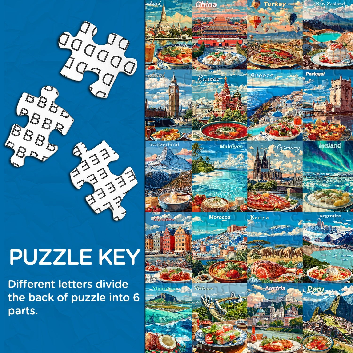 Global Impression Jigsaw Puzzle 1000 Piece