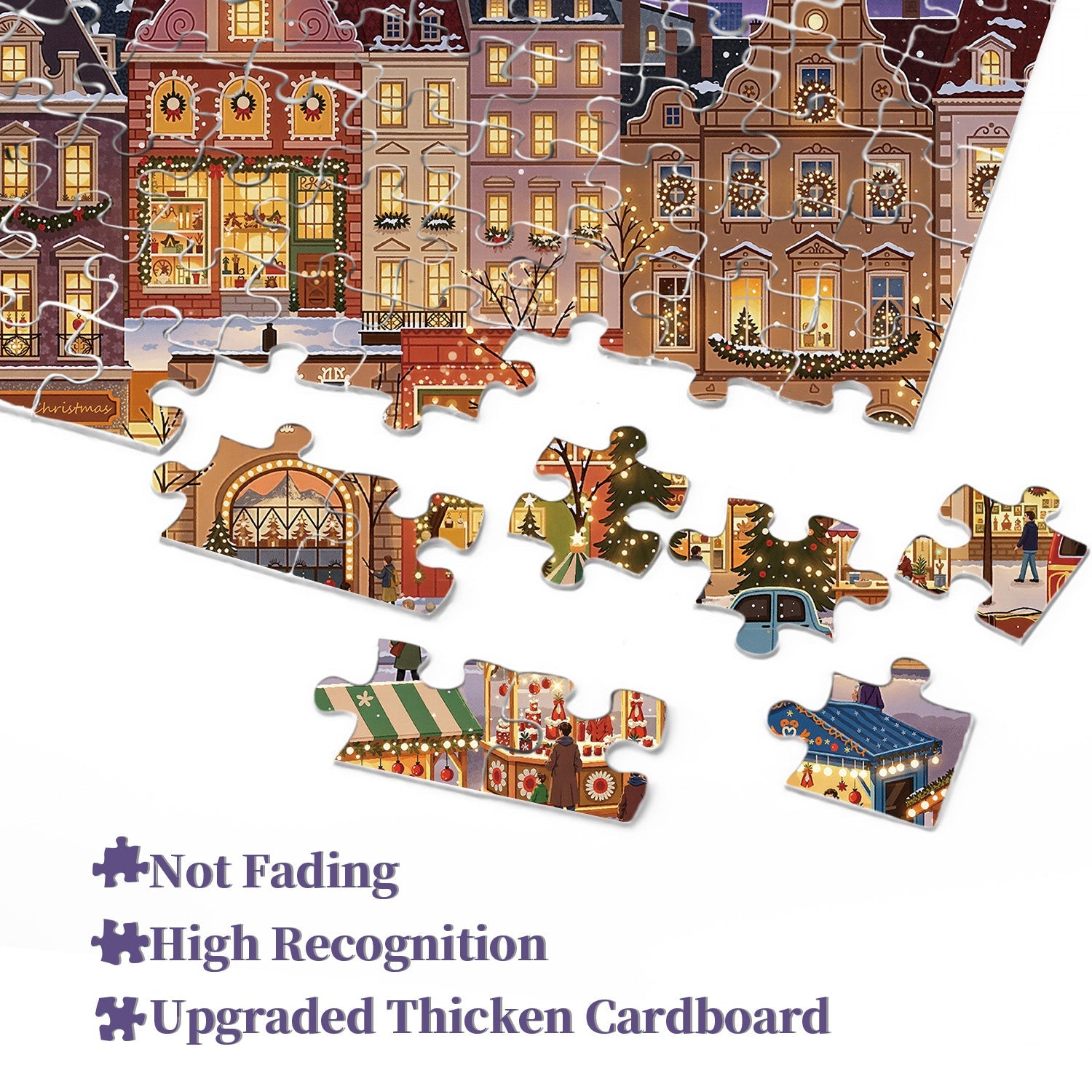Xmas Market Jigsaw Puzzle 1000 Pieces