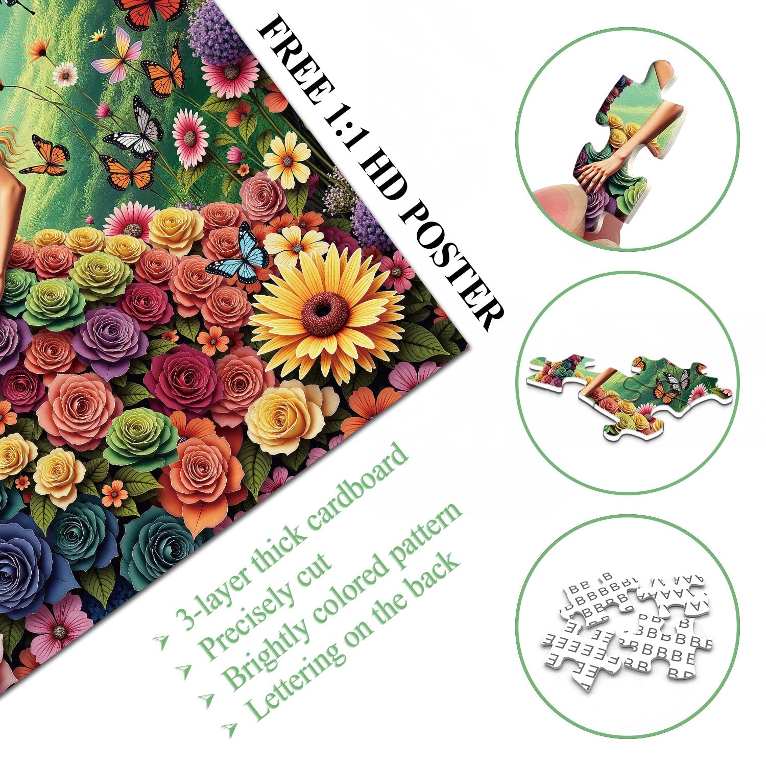 Crowned by Blossoms Jigsaw Puzzle 1000 Pieces