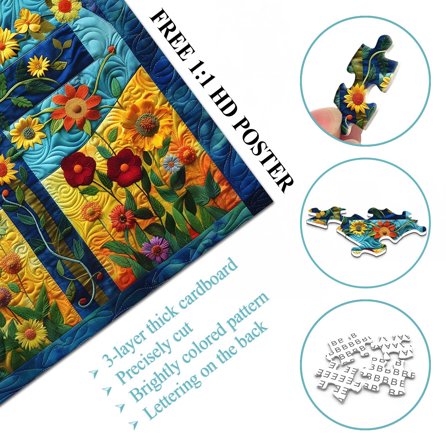 Sunflower Faith Jigsaw Puzzle 1000 Piece