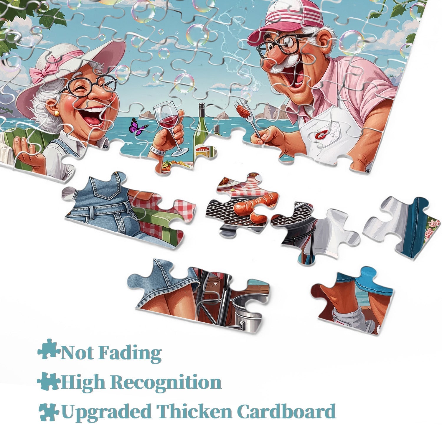 Grandma & Gramp BBQ Jigsaw Puzzle 1000 Piece