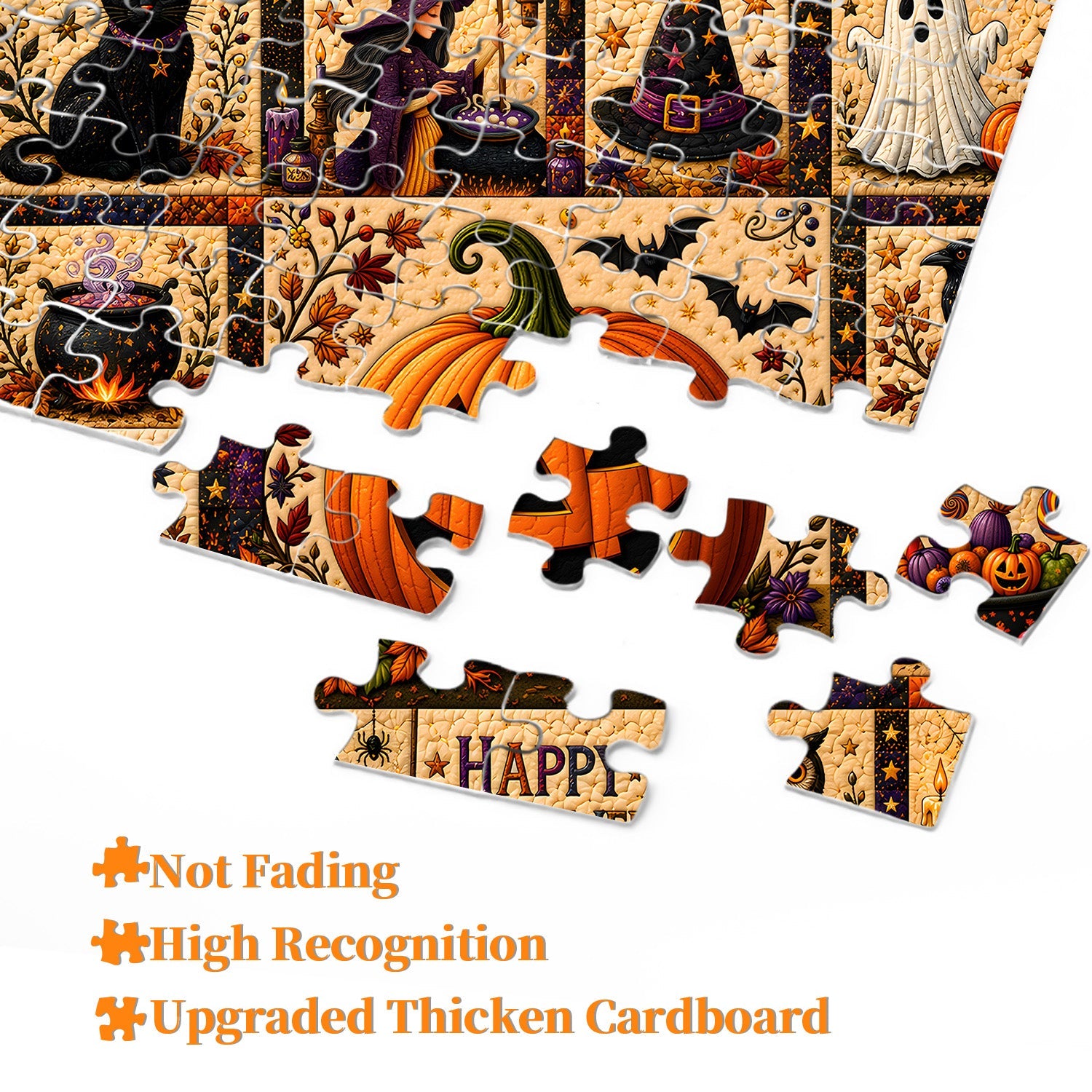 Halloween Quilt Jigsaw Puzzle 1000 Pieces