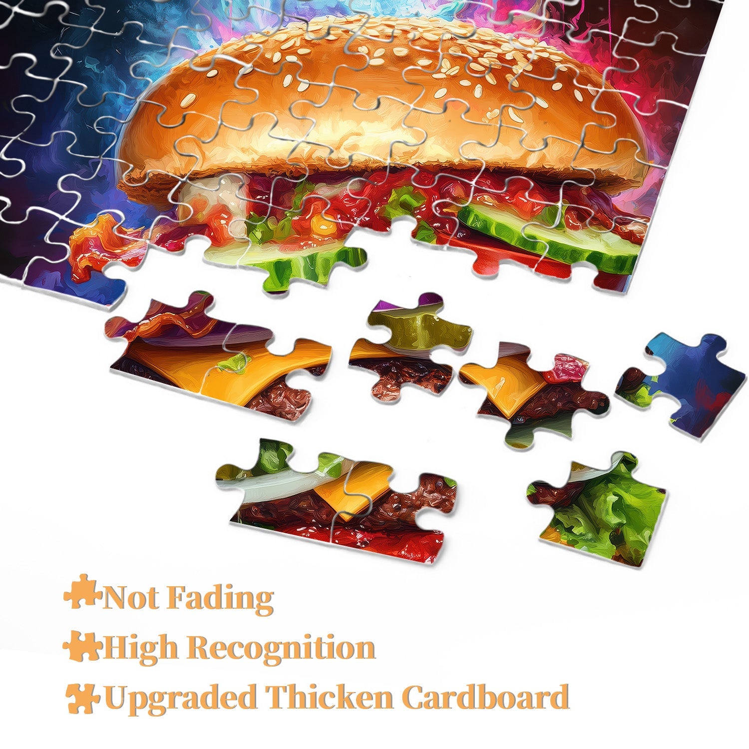 Delicious Hamburger Jigsaw Puzzle 1000 Pieces