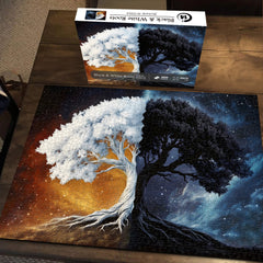 Black & White Roots Jigsaw Puzzle 1000 Pieces