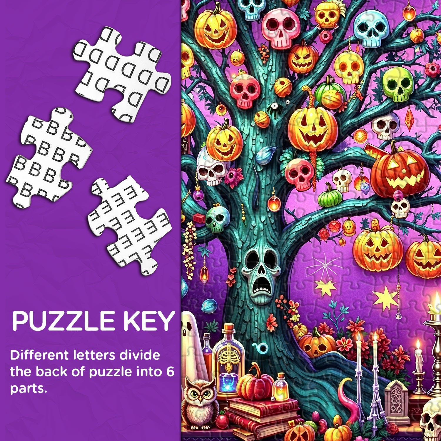 Halloween Spooky Treehouse Jigsaw Puzzle 1000 Pieces