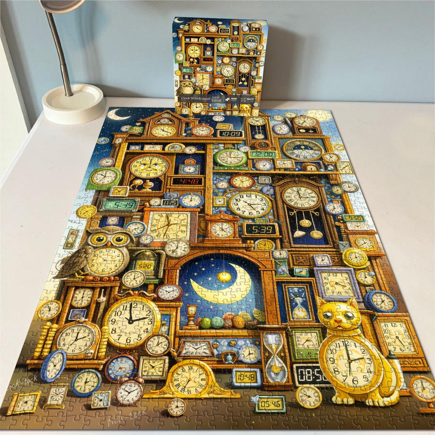 Clock Wonderland Jigsaw Puzzle 1000 Piece