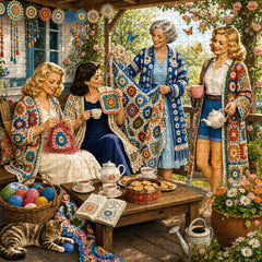 Old Time Weaving Society Jigsaw Puzzle 1000 Pieces