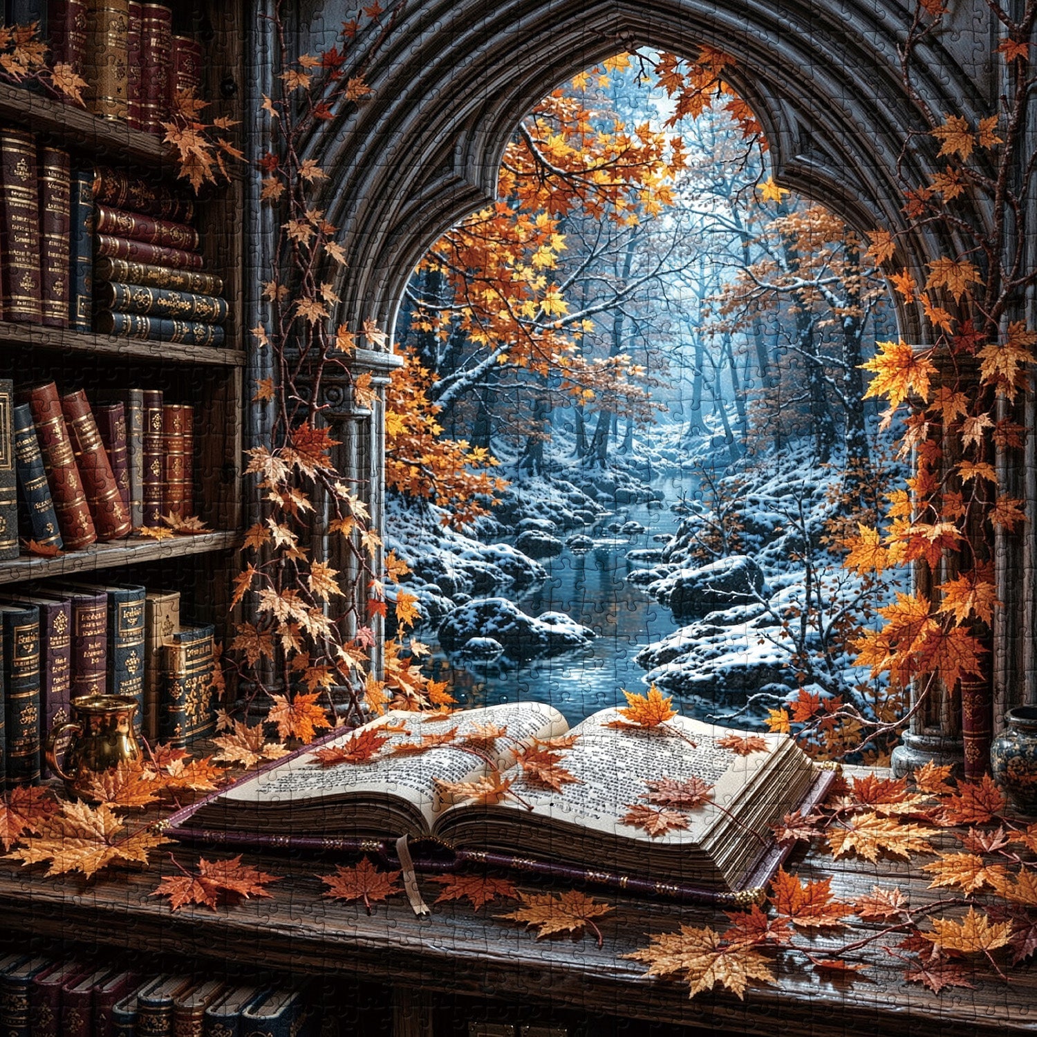 Puzzle 1000 pièces Pages enchantées
