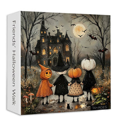 Friends’ Halloween Walk Jigsaw Puzzle 1000 Piece