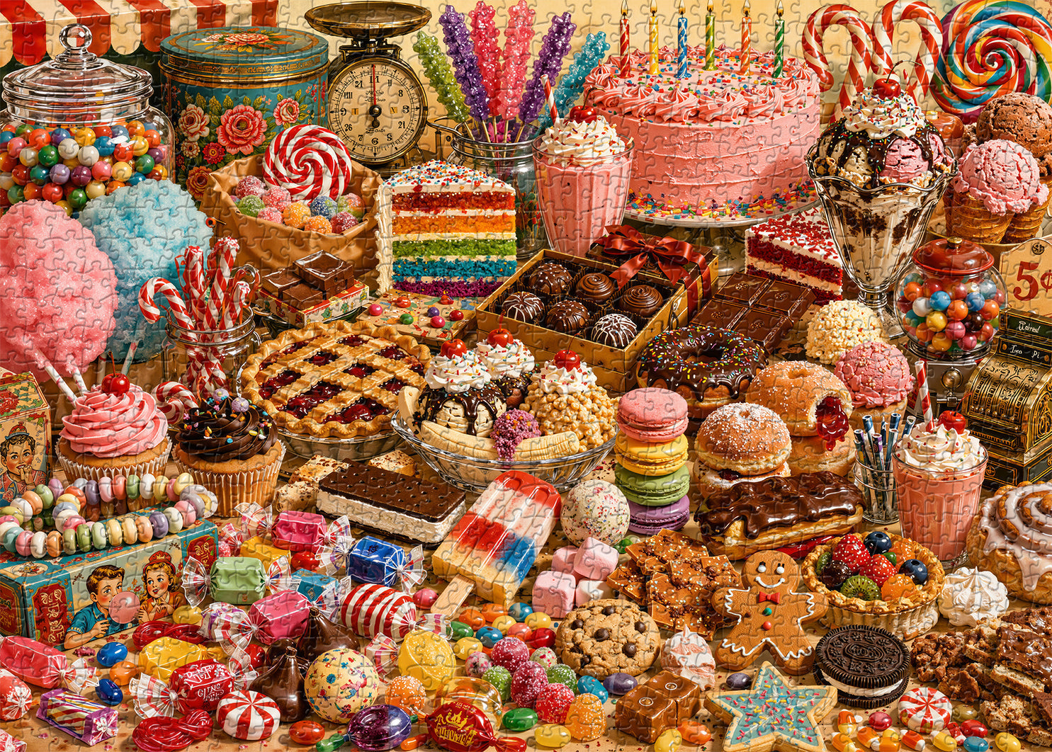 Candy Carnival Jigsaw Puzzle 1000 Pieces