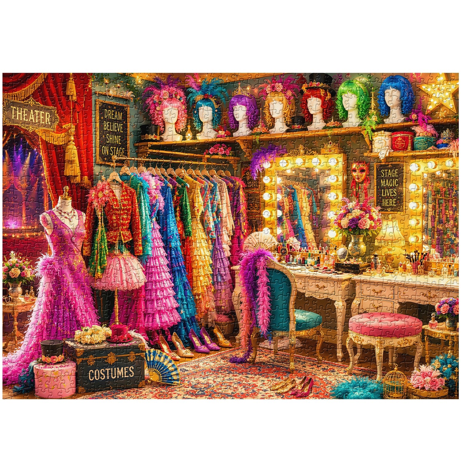 Theater Treasures Jigsaw Puzzle 1000 Pieces