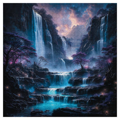 Violet Cascade Jigsaw Puzzle 1000 Pieces