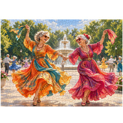 Dancing Through Life Jigsaw Puzzle 1000 Pieces