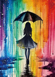 Colorful Woman Jigsaw Puzzle 1000 Pieces