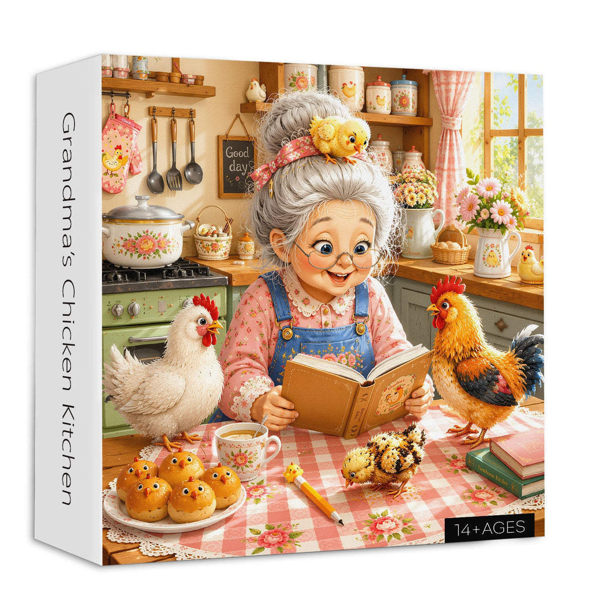 Grandma’s Chicken Kitchen Jigsaw Puzzle 1000 Pieces