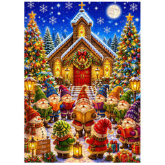 Christmas Gnome Village Jigsaw Puzzle 1000 Pieces