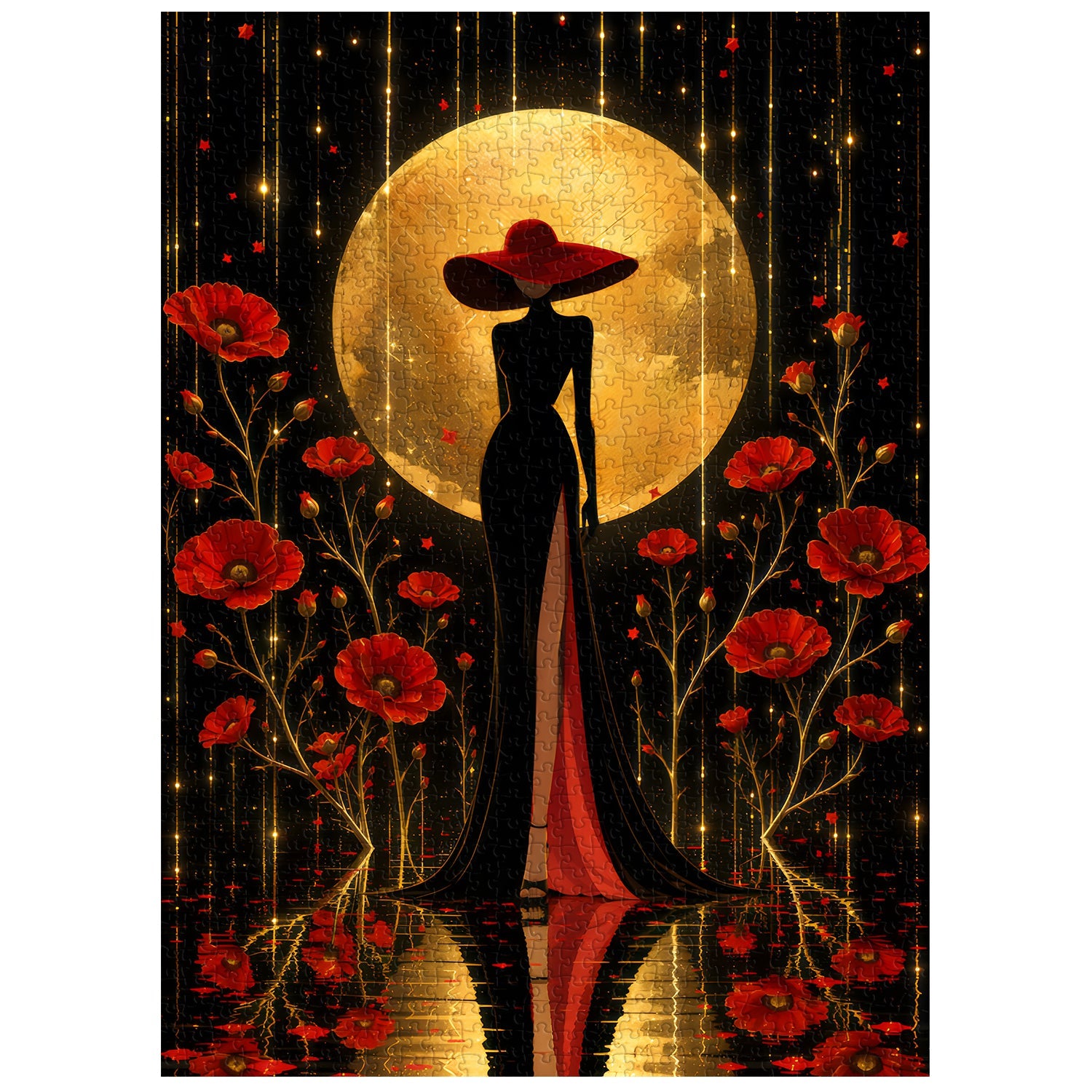Rouge et Noir Jigsaw Puzzle 1000 Piece