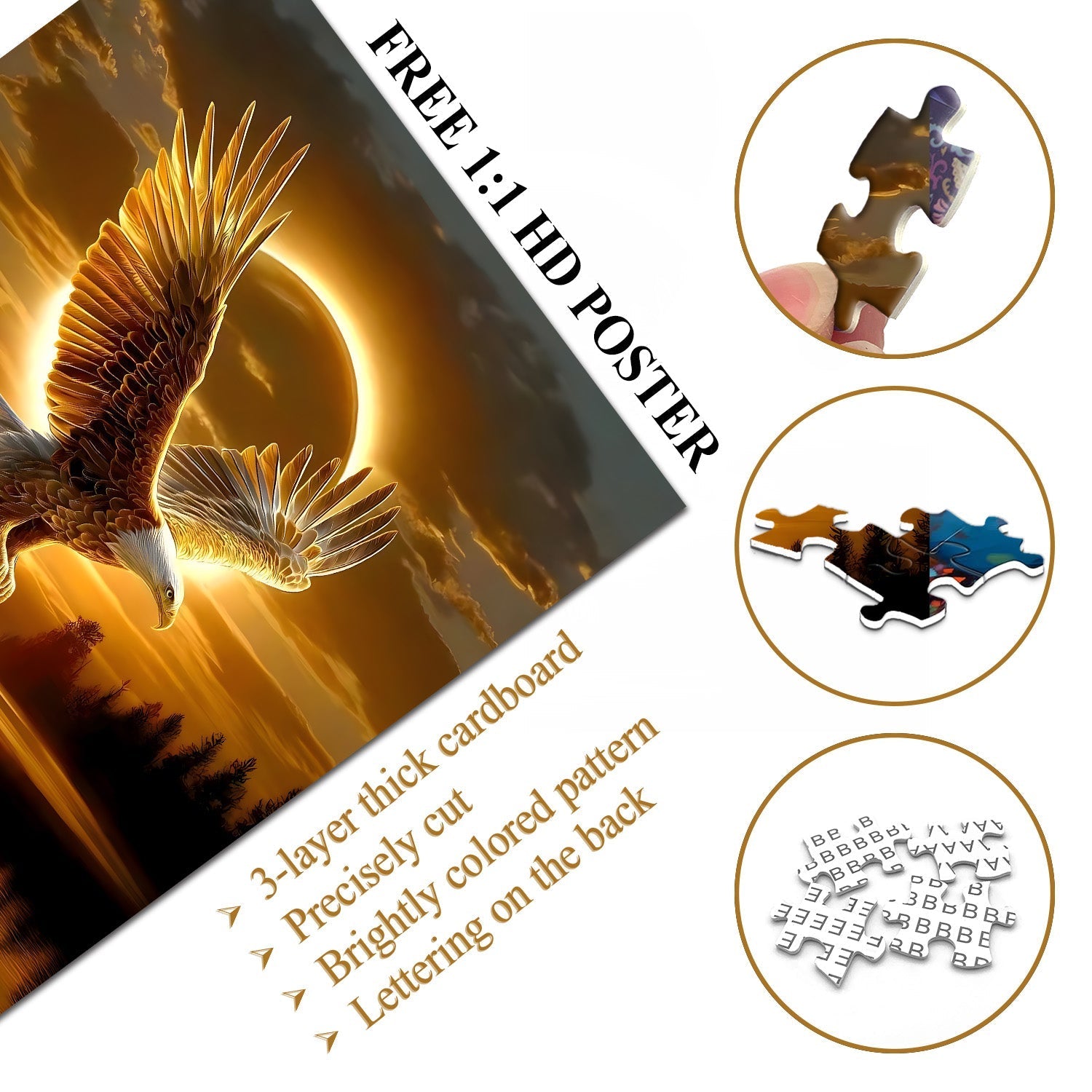 Solar Eagle Jigsaw Puzzle 1000 Pieces